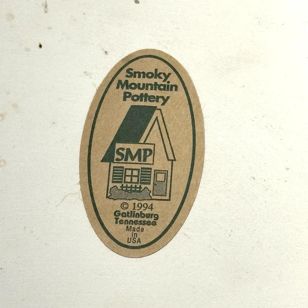 VTG 1994 Smoky Mountain Pottery Cat Wall Plaque 